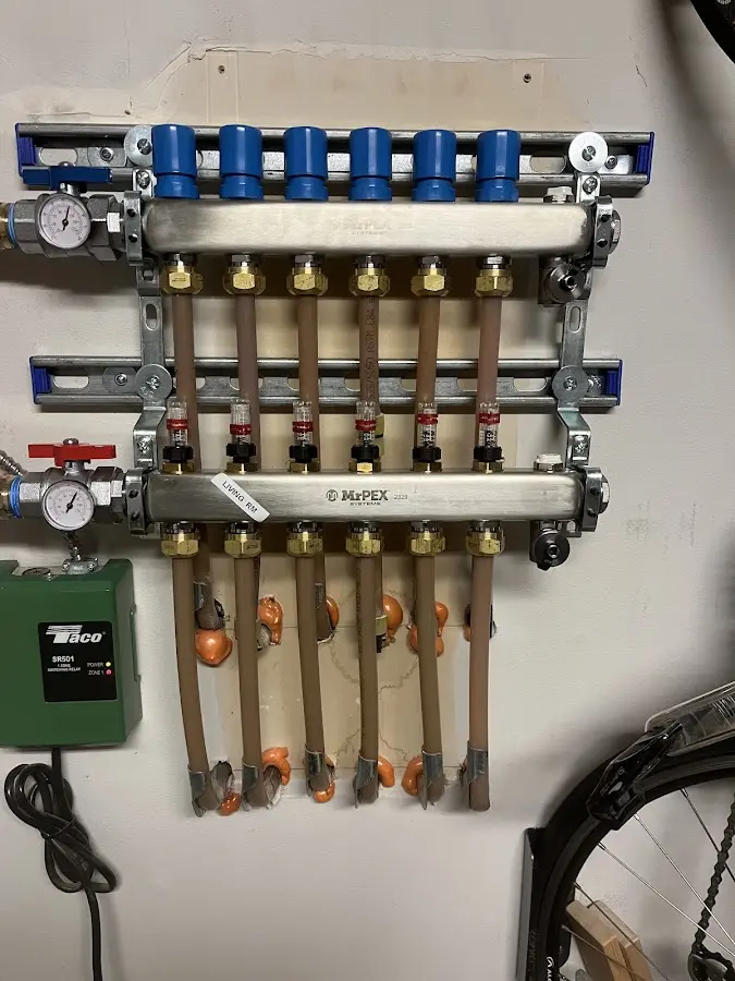 Plumber performing Leak Detection at a residential property in Havre de Grace